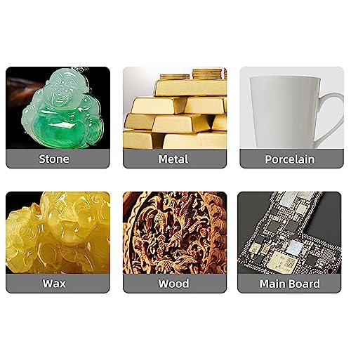 Electric Engraving Pen with 4 Bits,3 Gear 5V 10W Cordless Etching Engraving Machine, USB Rechargeable Mini Micro Professional Rotary Tool for Jewelry Wood Metal Glass Stone Grinding Carving(Red) PerGar