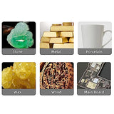 Electric Engraving Pen with 4 Bits,3 Gear 5V 10W Cordless Etching Engraving Machine, USB Rechargeable Mini Micro Professional Rotary Tool for Jewelry Wood Metal Glass Stone Grinding Carving(Red) PerGar