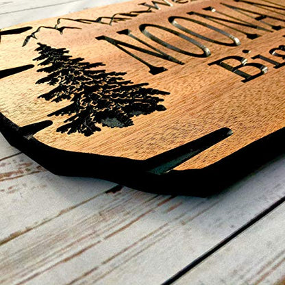 Personalized Cabin Sign Outdoor Wooden Sign Lake House Welcome Sign Rustic Decor - WoodArtSupply