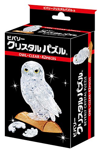 Beverly Crystal 3D Jigsaw Puzzle - Clear Owl (42 Piece) Beverly