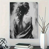 Easy Paint by Numbers Kit for Adults Beginner, People Adult Paint by Number Kits on Canvas, DIY Painting with Numbers for Adults, Acrylic Simple Oil Paints by Number Kits for Home Wall Decor 16x20 In BYGFHLYW