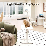 Gamork Electric Standing Desk,32x24 Inches Adjustable Height Stand up Desk, Sit Stand Home Office Desk with Splice Board, 3 Preset Heights,Equipped with Hooks,Ergonomic Computer Desk Workstation，White Gamork