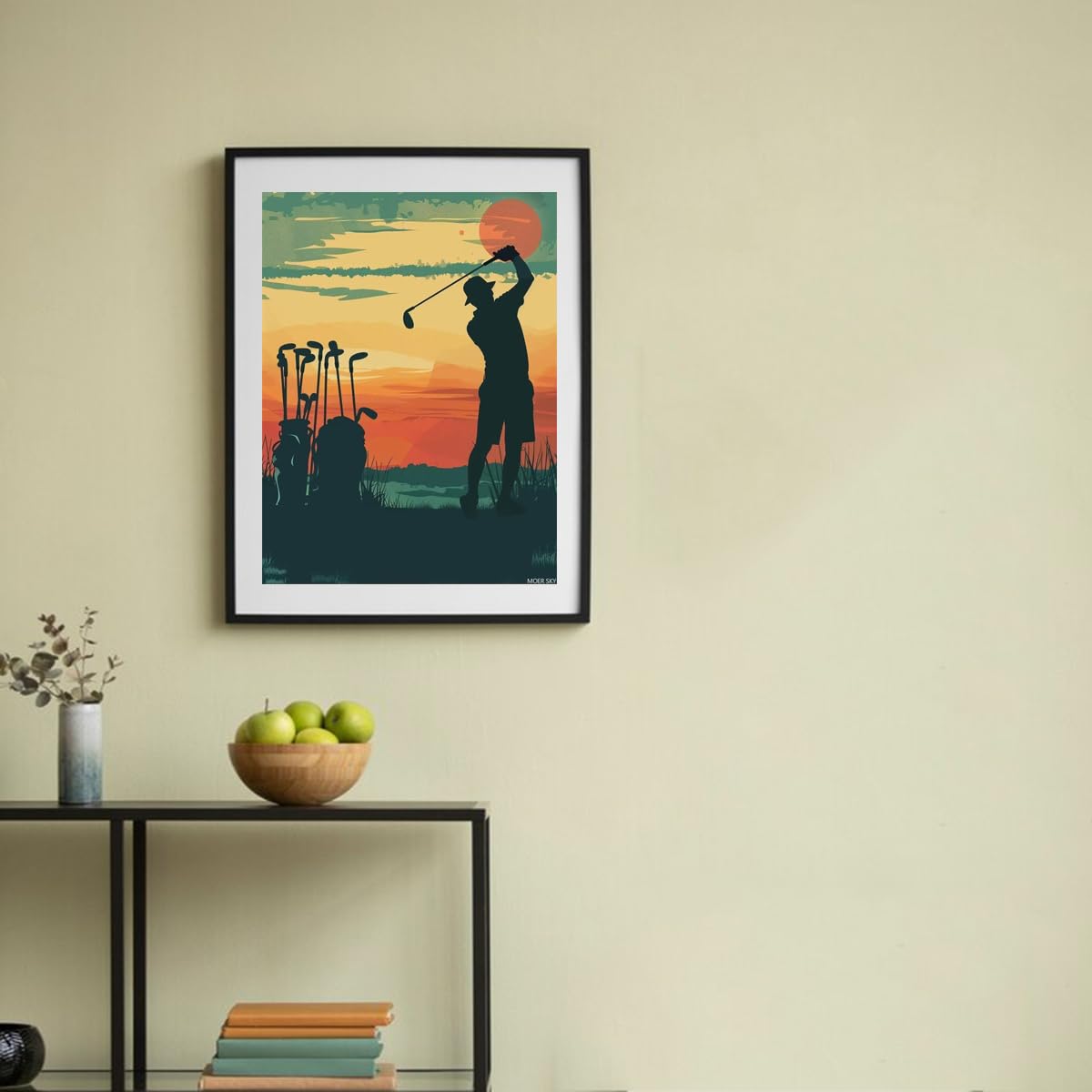 MOER SKY Golf Diamond Painting Kits for Adults, Sport Diamond Painting Art Kit for Adult, 5D Gem Diamond Art Painting for Relatives and Friends Home Wall Decor Gifts 12x16 Inch MOER SKY