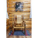 Montana Woodworks Log Furniture - Captain Chair - Glacier Country Collection Montana Woodworks