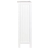 eHemco 3 Tier Bookcase with 2 Arched Supports, 40 Inches, White eHemco