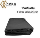 POMER Round Patio Furniture Covers, 72inch Bar Height Table Chair Set Cover Waterproof Outdoor Sectional Sofa Set Covers for Garden Furniture Set - 72" D x 43" H POMER
