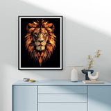 Natuyalo Lion Totem DIY Paint by Numbers for Adults, Animals Abstract DIY Adult Paint by Number Kits Acrylic Canvas Painting for Adults Beginners Art Crafts, No Frame (16" x 20") Natuyalo
