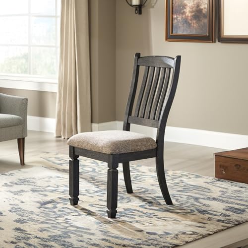 Signature Design by Ashley Tyler Creek 20" Dining Room Upholstered Chair, 2 Count, Antique Black Signature Design by Ashley