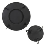 RUSTOWN Farmhouse Round Coffee Table Set of 2, Cocktail Table Set, Modern Circle Natural Wood Finsh Side and End Table Sets for Living Room(Planar, Natural) RUSTOWN