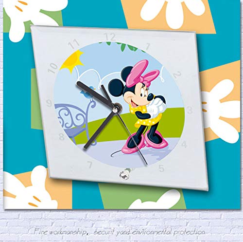 POVOKICI US Stock 20 Pack 7.8" x 7.8" Sublimation Blank Clock Glass Photo Frame with Mirror Edge POVOKICI