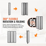 VEVOR Room Divider, 3 Panel Japanese Room Divider, Wood Folding Privacy Screen Indoor, Japanese Partition Dividers Portable Decoration Screens, for Room Separation Home Office Restaurant & Bedroom VEVOR