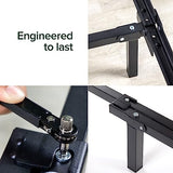 ZINUS Compack Metal 7 Inch Support Bed Frame for Box Spring and Mattress Set, Black, King Zinus