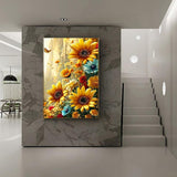 Acelii Fall 5D Diamond Art Kits for Adults Beginners,Sunflower DIY Full Round Drill Diamond Painting Kits,Autumn Paint by Diamonds Dots Gem Art Easy,Home Wall Decor 11.8x15.7 Inch Acelii