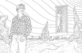 Beetlejuice: The Official Coloring Book WoodArtSupply