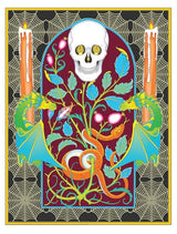 Creative Haven Gothic Fantasy Coloring Book; Skulls, Spiders, Graves, Bats, Cats, Ravens and Other Creepy Images to Color! (Adult Coloring Books: Fantasy) WoodArtSupply