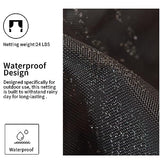 PURPLE LEAF 10' X 12' Outdoor Hardtop Gazebo for Patio Galvanized Steel Double Roof Permanent Canopy Teak Finish Coated Aluminum Frame Pavilion Gazebo with Netting PURPLE LEAF