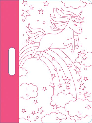 Unicorn Dreams Jumbo Coloring Book for Girls Ages 3 and Up; 11" x 14 ¾" Oversized Sheets; Unicorns, Castles, Fairies, Flowers, Rainbows, and More; Magical Gift Lodi Publishing