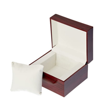 LETURE Wooden Single Watch Cases for Men Women, Wood Wrist Watch Bangle Gift Box with Pillow LETURE