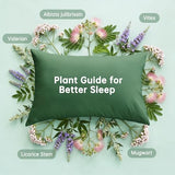 MUXHOMO Dark Green Bed in a Bag Queen 7 Pieces, Queen Comforter Set Reversible Botanical Flowers Design, Ultra Soft & Breathable Bedding Sets with Comforter, Sheets, Pillowcases & Shams