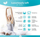 DREAMCARE Queen Sheet Set – 6 pcs Cooling Bed Sheets – up to 21” Deep Pocket Queen Sheets Set – 2500 Supreme Collection – Extra Soft 100% Brushed Microfiber Hotel Luxury with Side Pocket – Gray DREAMCARE