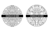 Mandala Coloring Book: For Adults with 100 Magical Mandalas WoodArtSupply