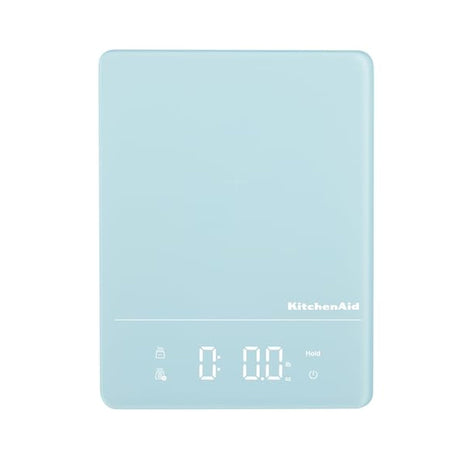 KitchenAid KQ913MW Digital Waterproof (IPx7) Kitchen and Food Scale, LED readout, 11 Pound Max Capacity, Mineral Water KitchenAid