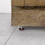 OVE Decors Bailey 72 in. W x 22 in. D x 34.5 in. H Bath Vanity in Driftwood Oak with White Engineered Quartz Top OVE Decors