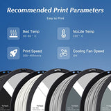 R QIDI TECHNOLOGY PLA Filament 1.75mm, 3D Printer Filament PLA Rapido, Suitable for High Speed Printing, 3D Printing Filament Fit Most FDM 3D Printers, 1 KG Spool (2.2lbs), Blue
