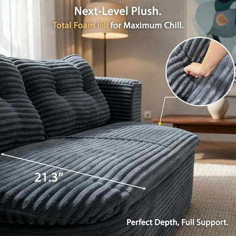78.7-inch Folding futon Sofa Bed, Full-Size Convertible Sleeper couch Bed, Memory Sponge Double settee with Comfortable Mattress, Suitable for Living Room and Guest Room (dark gray, 78.7 inches) CouCouchmans