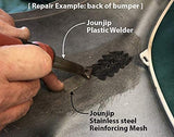 JOUNJIP Plastic Welding Kit Deluxe -UL Certified Plastic Welder 80W Iron- Professional Grade Plastic Repair Kit for Automotive Car Bumper, Kayak, Tank Repair JOUNJIP