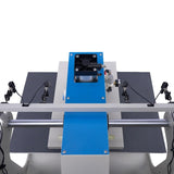 KEIKI 16x24 Inch Large Auto Digital Pneumatic Dual Platen Sublimation Heat Press Machine with Infrared Positioning, Heat Transfer Printing Machine with Slide-Out Base, for Commercial, 110V,2000W KEIKI
