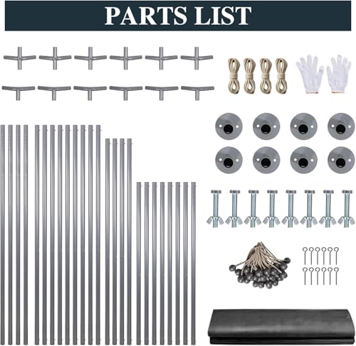 Shintenchi 12x20 FT Heavy-Duty Design Carport,Portable Garage Canopy,Carport Canopy with Side-Opening Removable Door & Roll-Up Window,Portable Car Port for Car, Truck, Boat,Grey Shintenchi