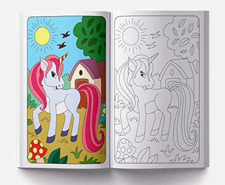 I Am Born To Be A Unicorn Coloring book: Jumbo Sized Colouring Book For Children (Giant book Series) WoodArtSupply