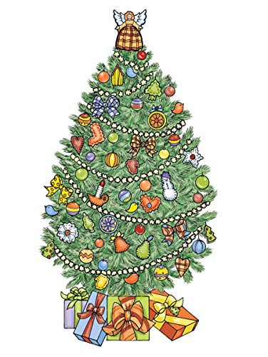 Creative Haven Christmas Trees Coloring Book (Adult Coloring Books: Christmas) Dover Publications
