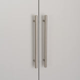 Prepac HangUps 30" Large Garage Cabinet, Bathroom Cabinet Wall Mount, Ideal for Garage, Kitchen and Laundry Organization 30" W x 72" H x 16" D, Light Gray Prepac