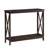 Convenience Concepts Oxford Console Table with Shelf, Espresso Convenience Concepts
