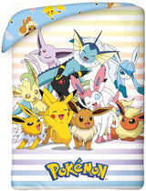 Pokémon Characters Single Cotton Duvet Cover Set - European Size Halantex