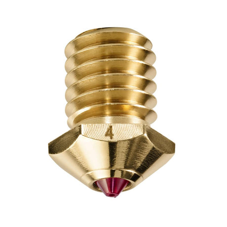 DUROZZLE Ruby Tip 3D Printer Nozzles, Hardened & Abrasion Resistant for Bambu Lab P1P / P1S / X1 / X1C Upgraded Hotend High Speed 3D Printing (Bambu Lab, 0.4mm) DUROZZLE
