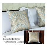 XHCTNN Bed Runners and Matching Cushion Cover, Sided Bed Throws Satin Bedding Scarf Protection Bedroom Home Decoration for Single Double King Size(D,20 * 94"-Bed Runners) XHCTNN