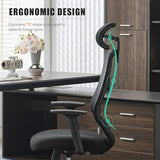 Okeysen Ergonomic Conference Room Chairs Set of 10, High Back Mesh Home Office Desk Chair with S-Shaped Back Support, Swivel Computer Task Chair with Adjustable 2D Headrest. Okeysen