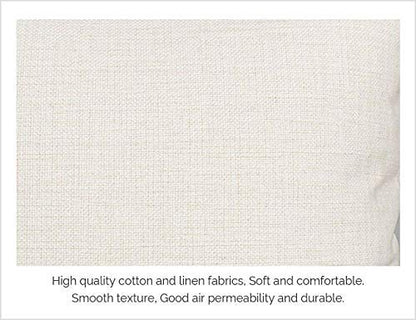 QOMOLANGMA Blank Sublimation Pillow Cover 15.75" x 15.75" Linen Heat Transfer Printing Sublimation Blank Pocket Pillow Case Linen Pillowcase (10PCS)