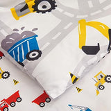 Viviland Boys Car Toddler Comforter Sets, Soft Toddler Bedding Set, Microfiber Toddler Bed Set, Truck Viviland