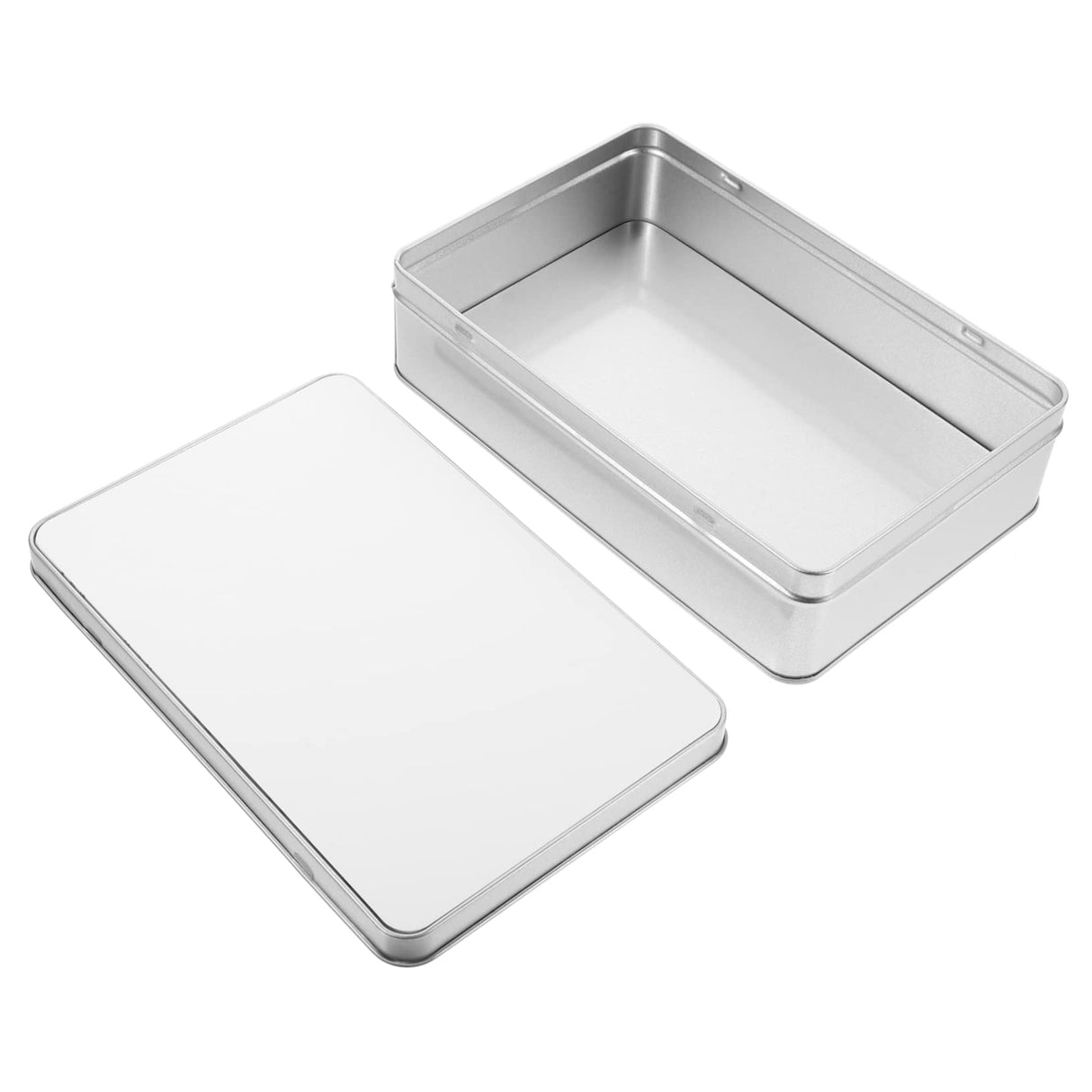 Box Sublimation Candy Tin Box Storage Box with Lid Cake Container Candy Containers Tin Pen Pencil Case Sublimation Metal Box Small Tin Box Tinplate Trinket Box Container SHOWERORO