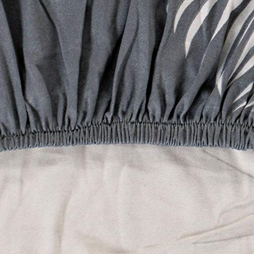 MIFXIN Armless Futon Slipcover Folding Sofa Cover Stretch Elastic Washable Couch Furniture Protector for 3 Seat Foldable Futon Sofa Bed Without Armrests (Dark Grey) MIFXIN