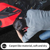 AAIN Garage Floor Mat 17' x 7'4" Waterproof/Durable Oil Spill Mat Protects Surfaces,Ideal for Under Car, Garage Flooring and Floor Protection for Garage A A IN