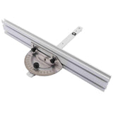 Miter Gauge Fence System, Miter Gauge Table Saw Miter Gauge System with Aluminum Alloy Miter Gauge and Fence, Table Saw Accessories Hilitand