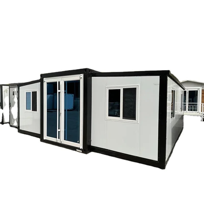 Portable Prefab 15x20ft 2 Bedroom Tiny Home, Mobile Expandable for Hotel, Office, Guard House - WoodArtSupply