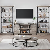 CABIHOME Rustic Industrial 6-Tier Bookshelf with Metal Frame for Stylish Storage and Display CABIHOME