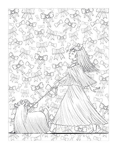 The Manga Artist's Coloring Book: Girls!: Fun Female Characters to Color