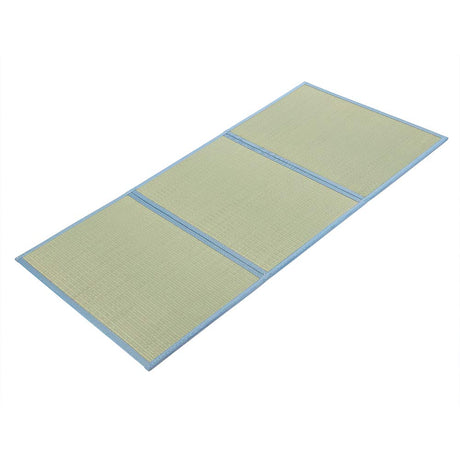 MustMat Tatami Mat Japanese Futon Mattress Portable Tatami Mattress Foldable Bed Frame Rush Grass (Twin XL) MustMat